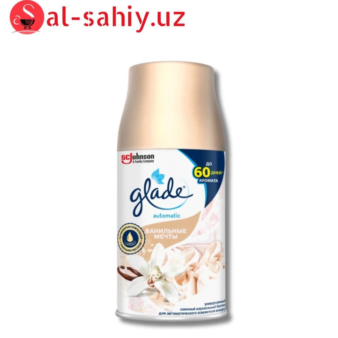 Glade Освежитель воздуха Atmtc Ванилные мечты см/б 269мл