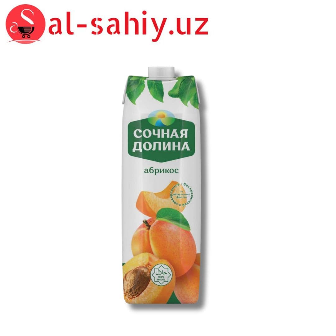 Сок Сочная Долина 1л АБРИКОС