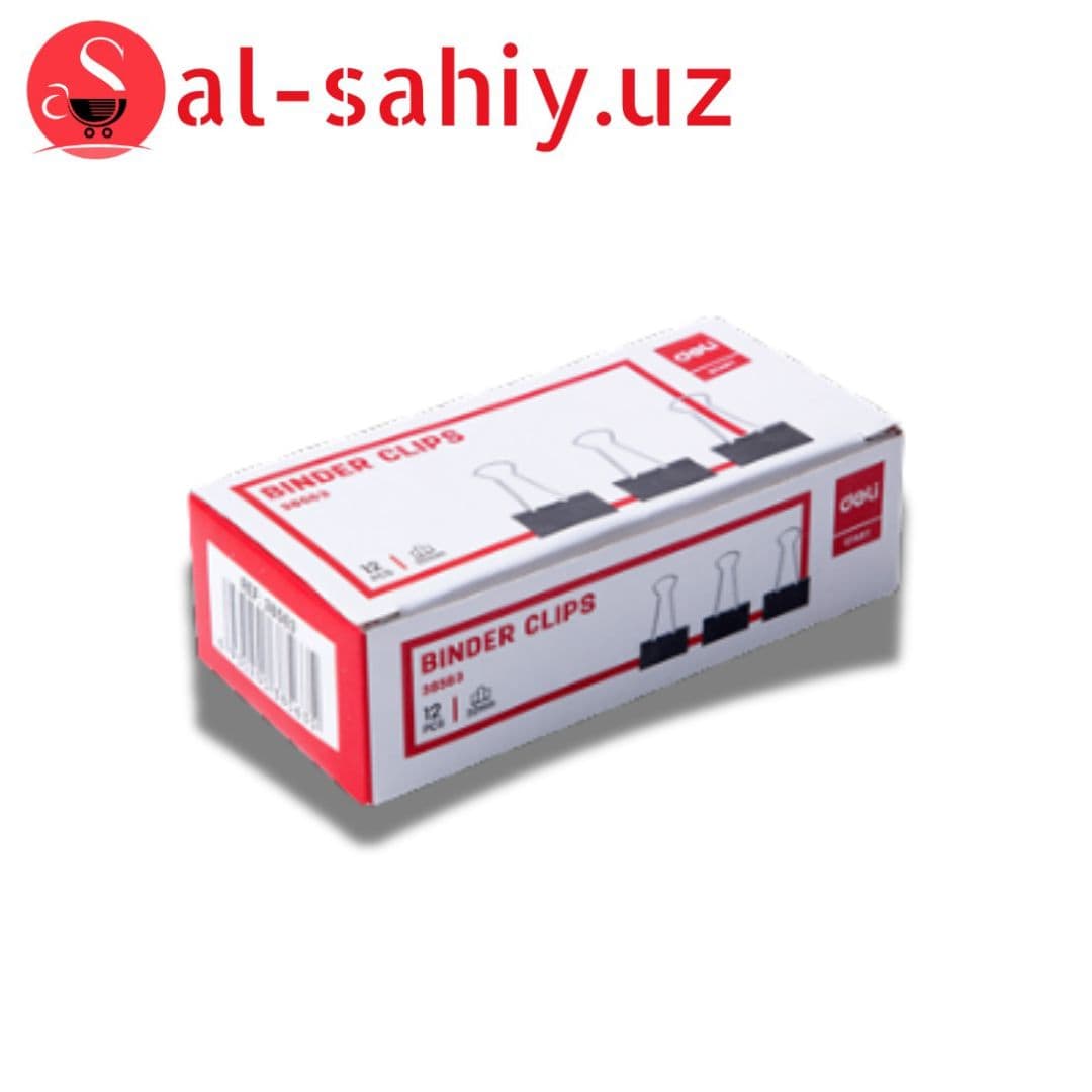 Зажим DELI 38563 BINDER