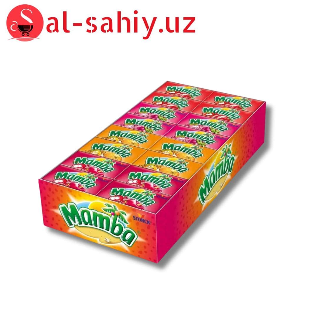 Жевательная ириска Mamba Ассорти 26,5гр