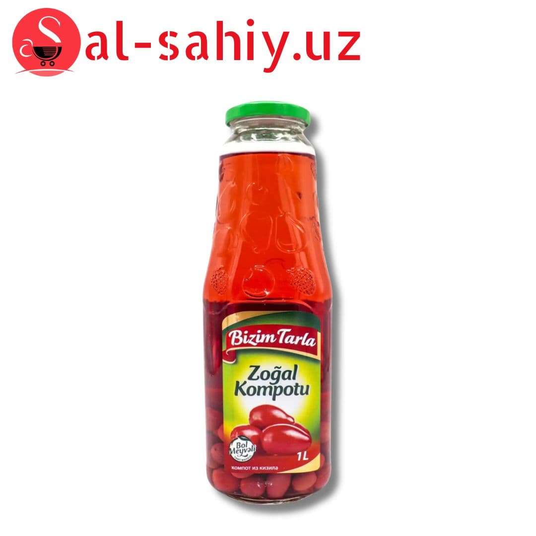 Компот Bizim Tarla Кизила 1л