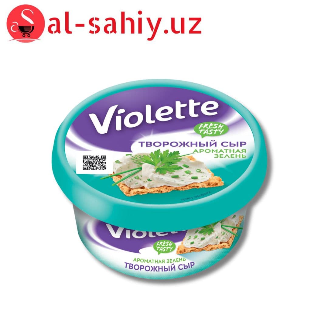Творожный сыр Violetta Ароматная зелень 140гр