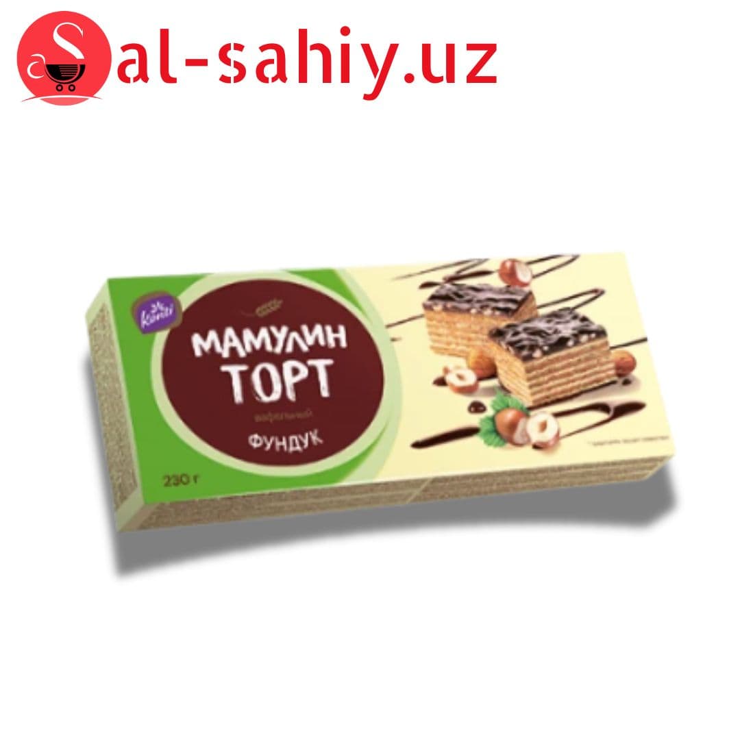Торт мамулин вафельный фундук 230 г