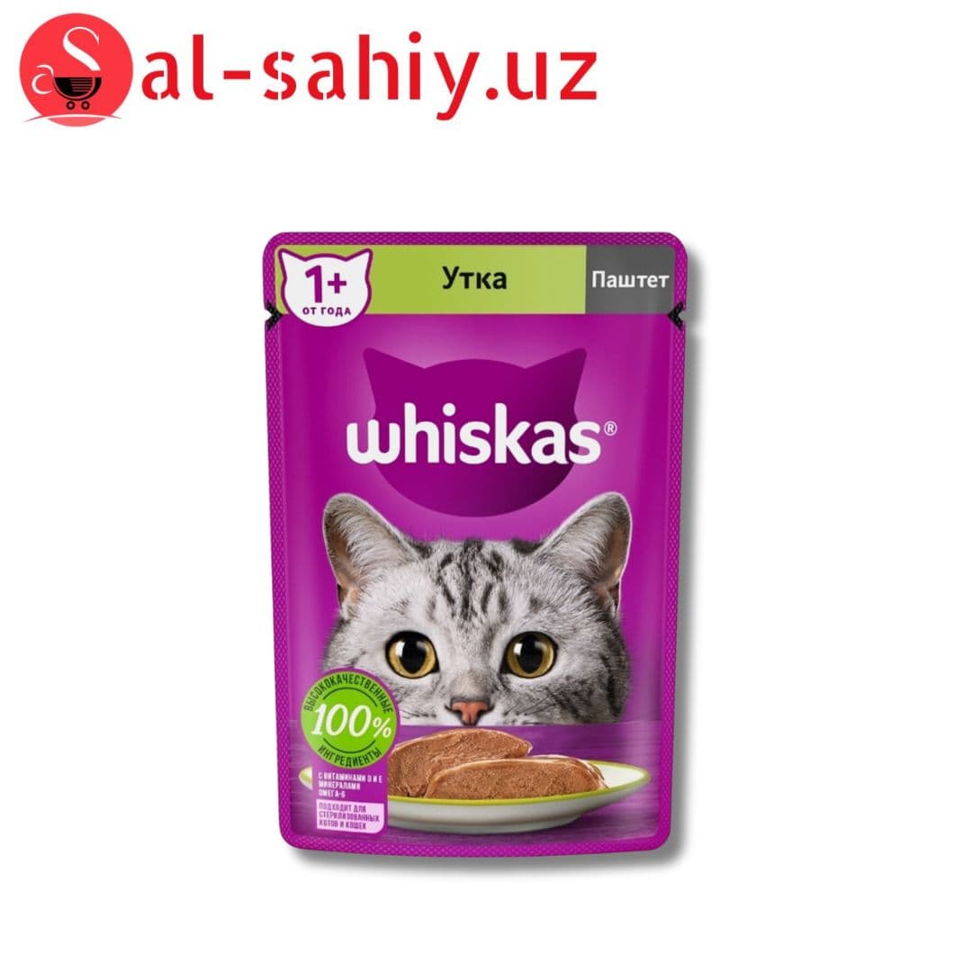 Вискас паштет Утка 75 г
