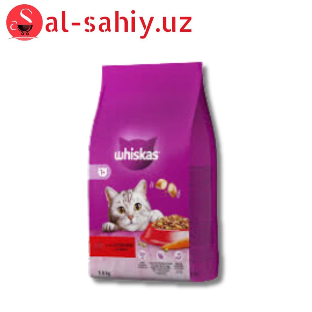 Whiskas 1+ Häränlihaa 3,8kg