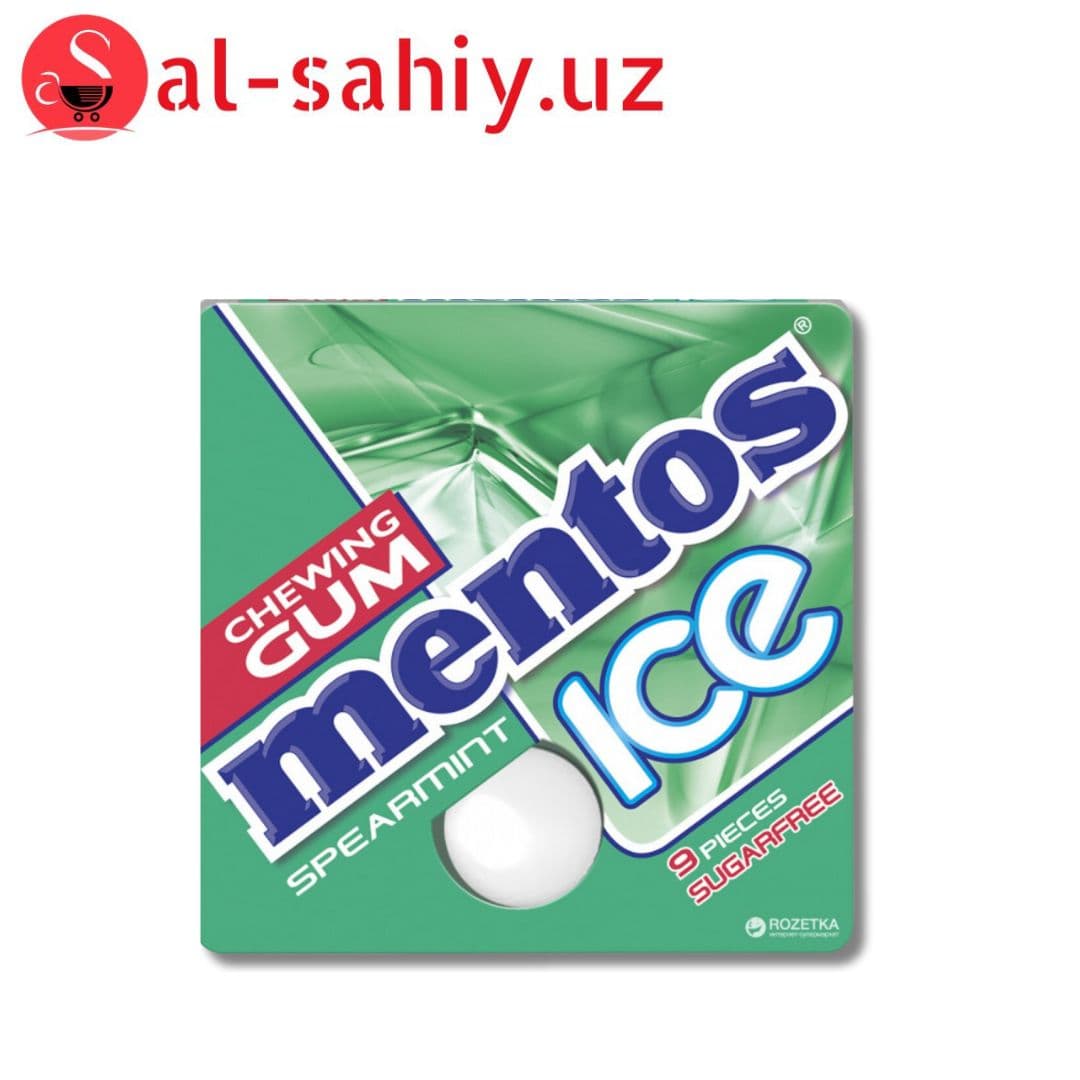 Живательный резинка MENTOS CHEWING GUM ICE