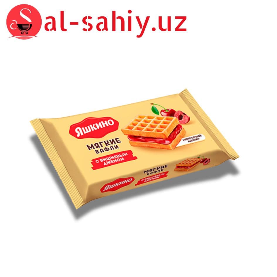 ВАФЛИ "ЯШКИНО" МЯГКИЕ С ВИШНЕЙ 40г