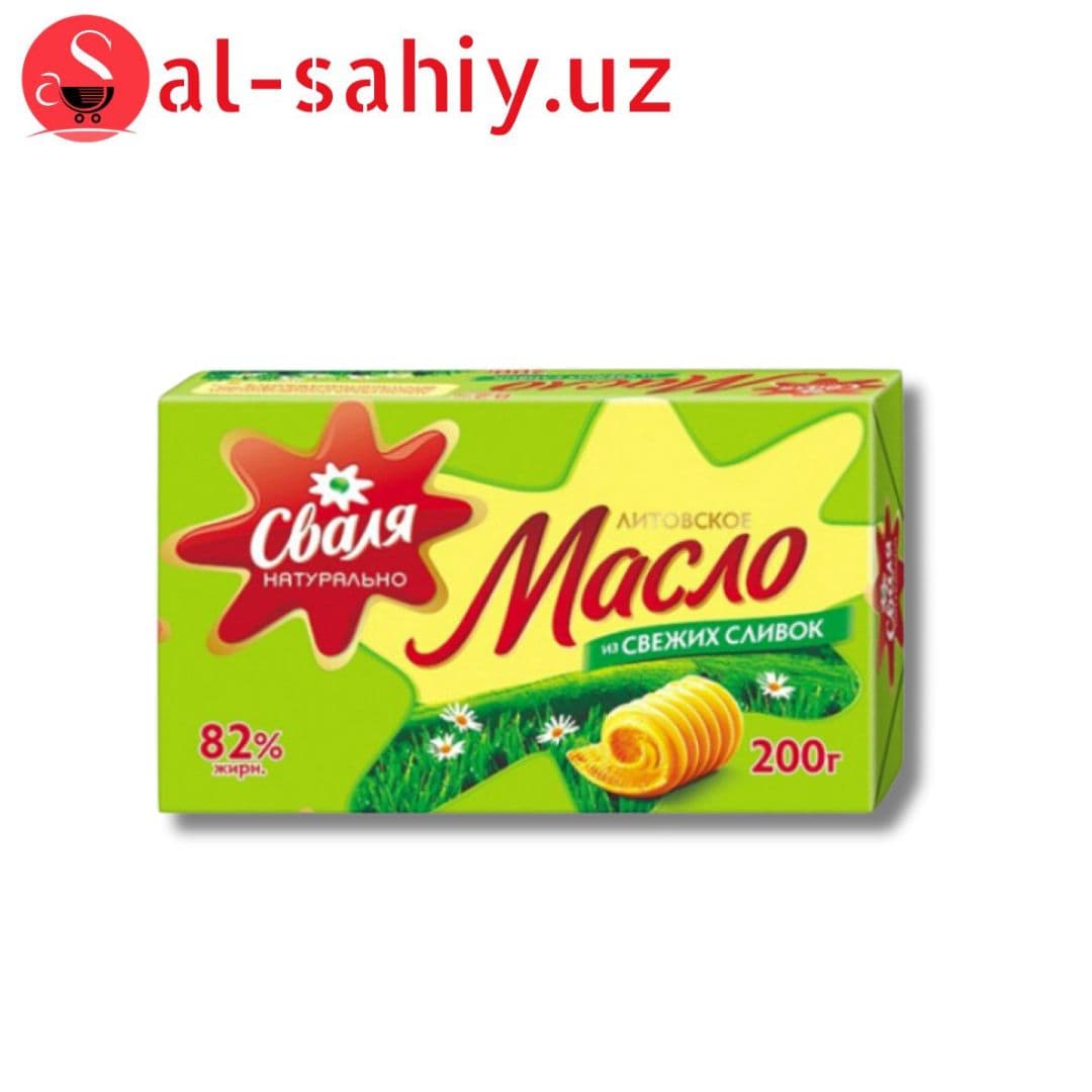 Сливочное масло Сваля 82% 200гр