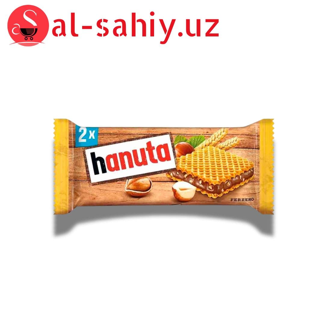 Вафли "hanuta" 2x 44гр