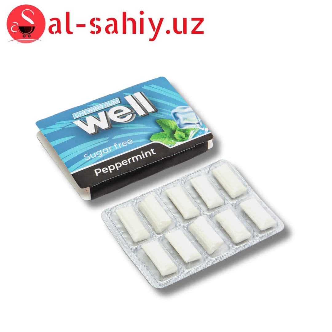 Жевательная резинка "Well" эвкалипт 14гр