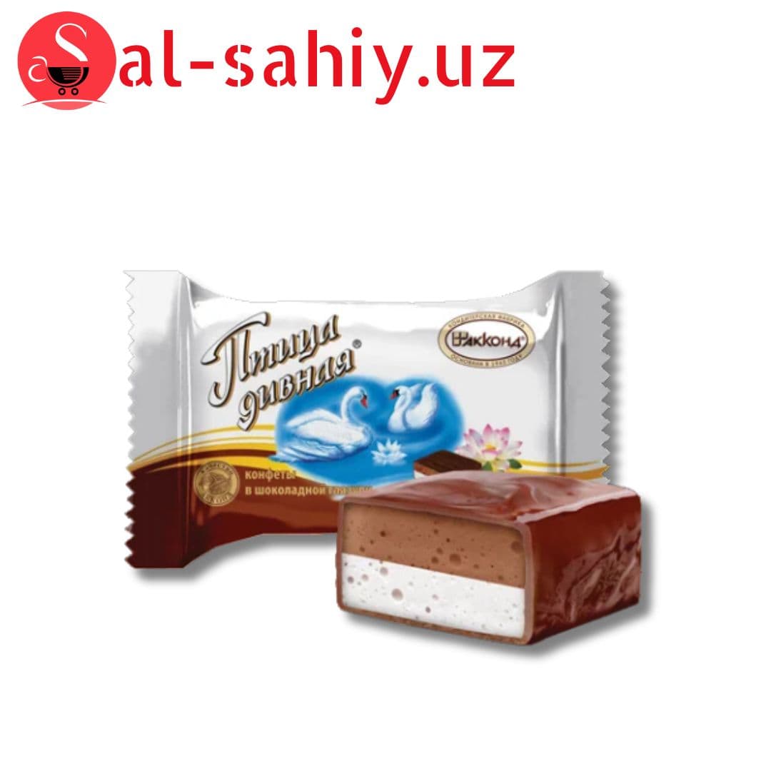 Конфеты "Птица дивная" суфле в шок глазури двухслойное