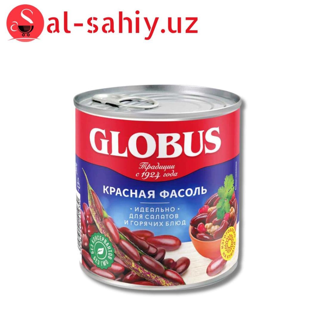 Фасоль красная натуральная - GLOBUS 425мл