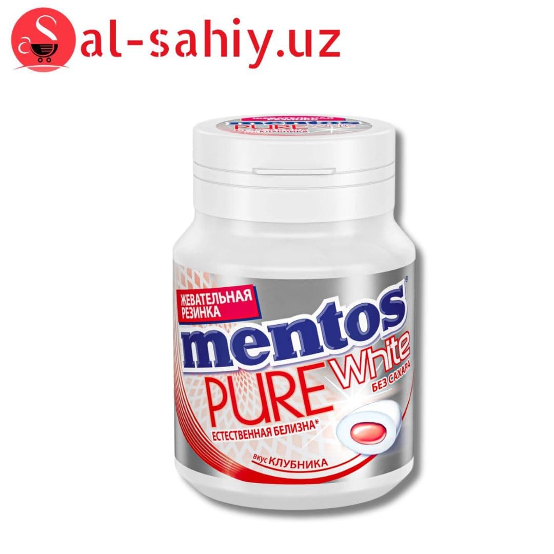 Жев. Резинка Mentos PW "Клубника" 54гр