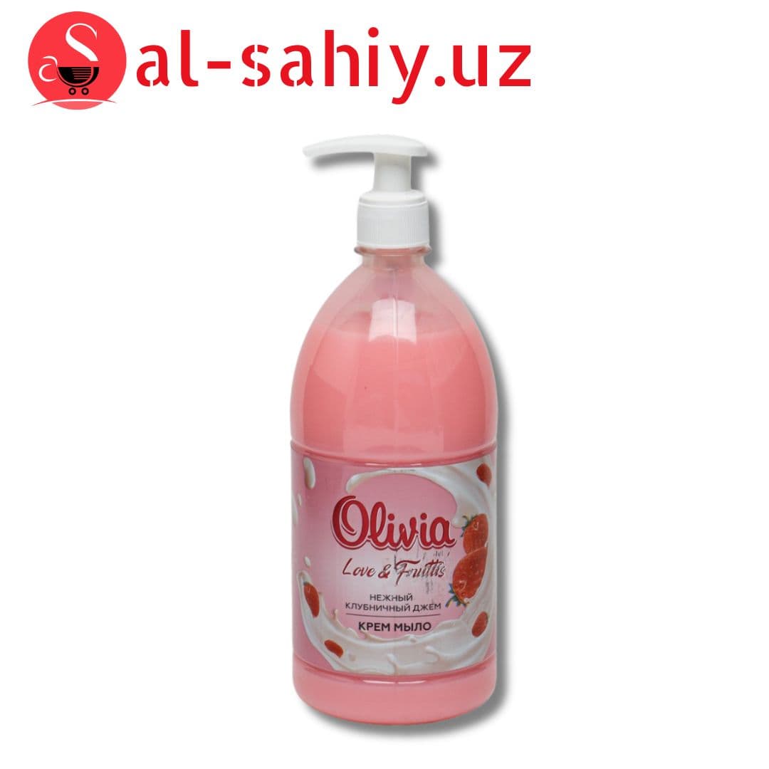 Жидкое мыло OLIVIA 1л "Клубника"