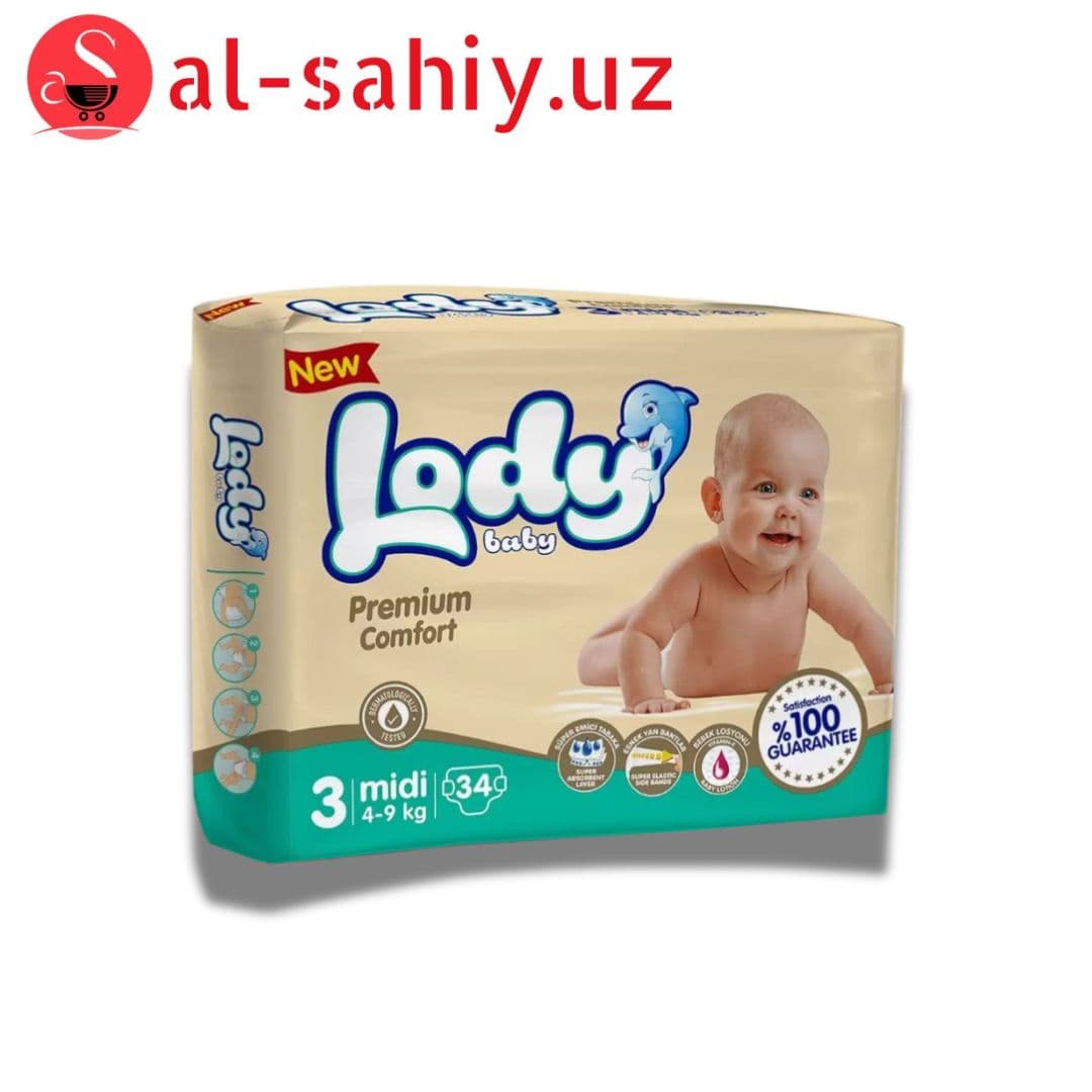 Памперс Lady №3 34шт