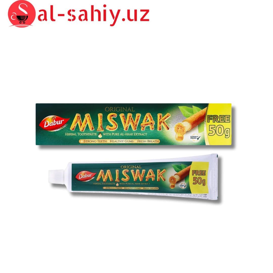 Dabur MISWAK Зубная Паста Herbal 190г + Зубная Щетка