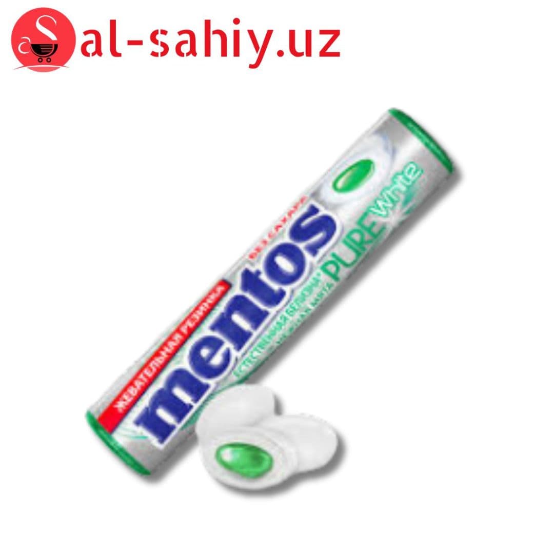 Жевательная резинка MENTOS 37.5 гр "МЯТА"