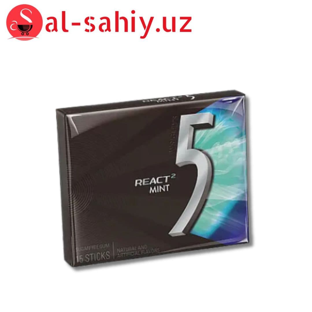 ЖЕВАТЕЛЬНАЯ РЕЗИНКА "5" PEPPERMINT COBALT 15ШТ