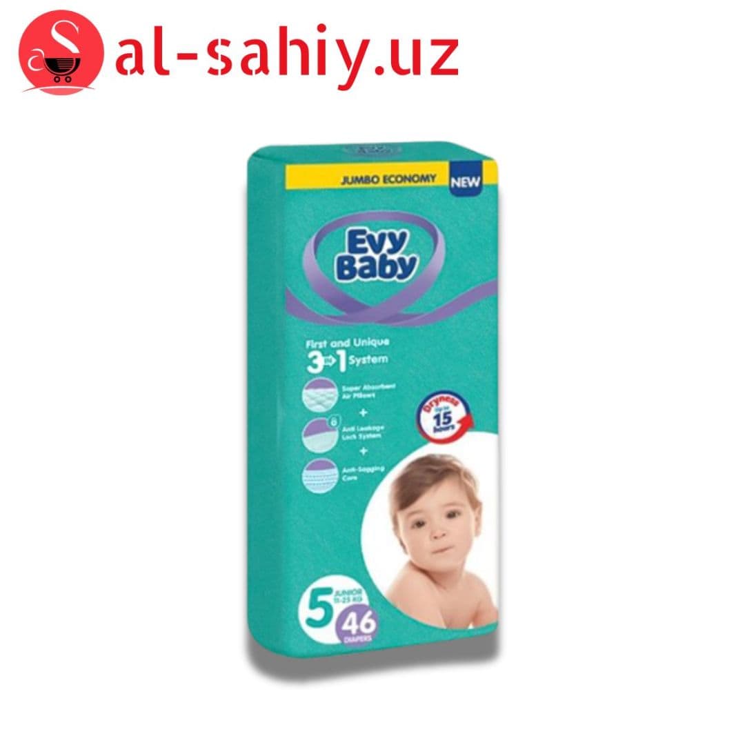 Памперс Evy baby №5 (46шт)