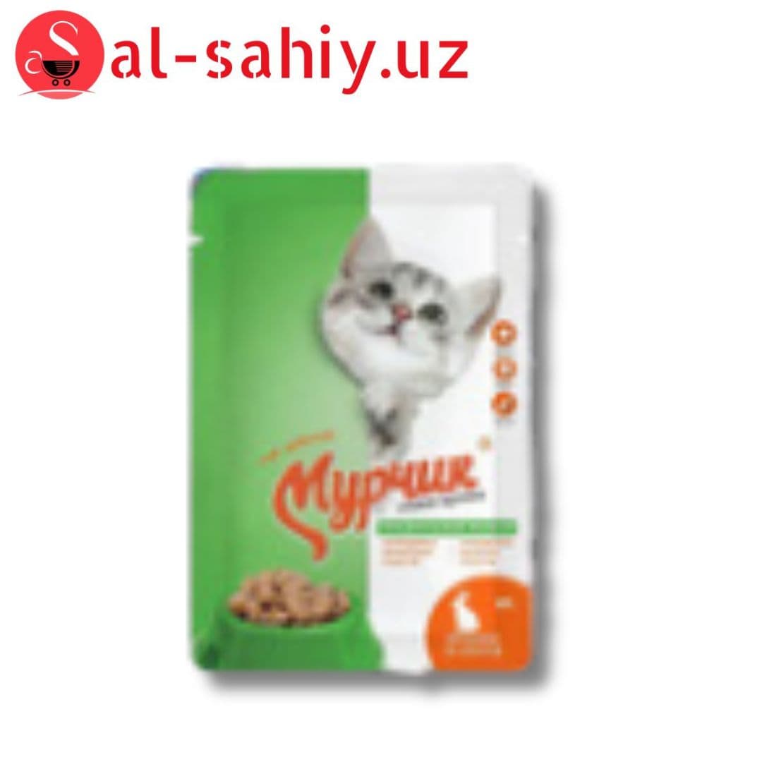 Корм для кошек Мурчик 85гр Мясное Ассорти в соусе