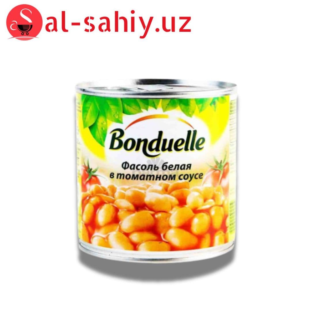 Белая фасоль в томатном соусе "Bonduelle" 400гр ж/б