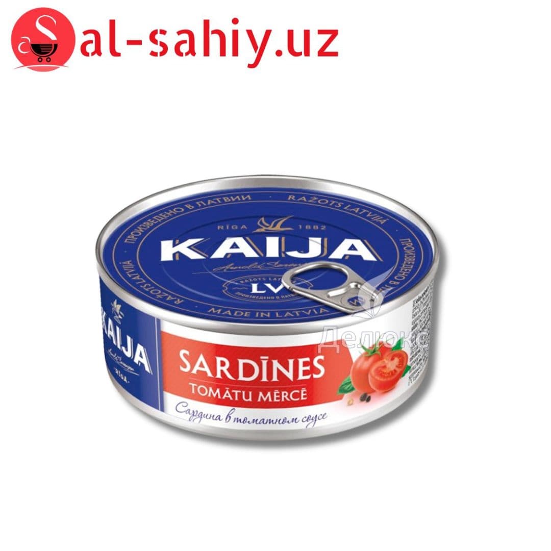 Сардина в томатном соусе 240 гр Kaija