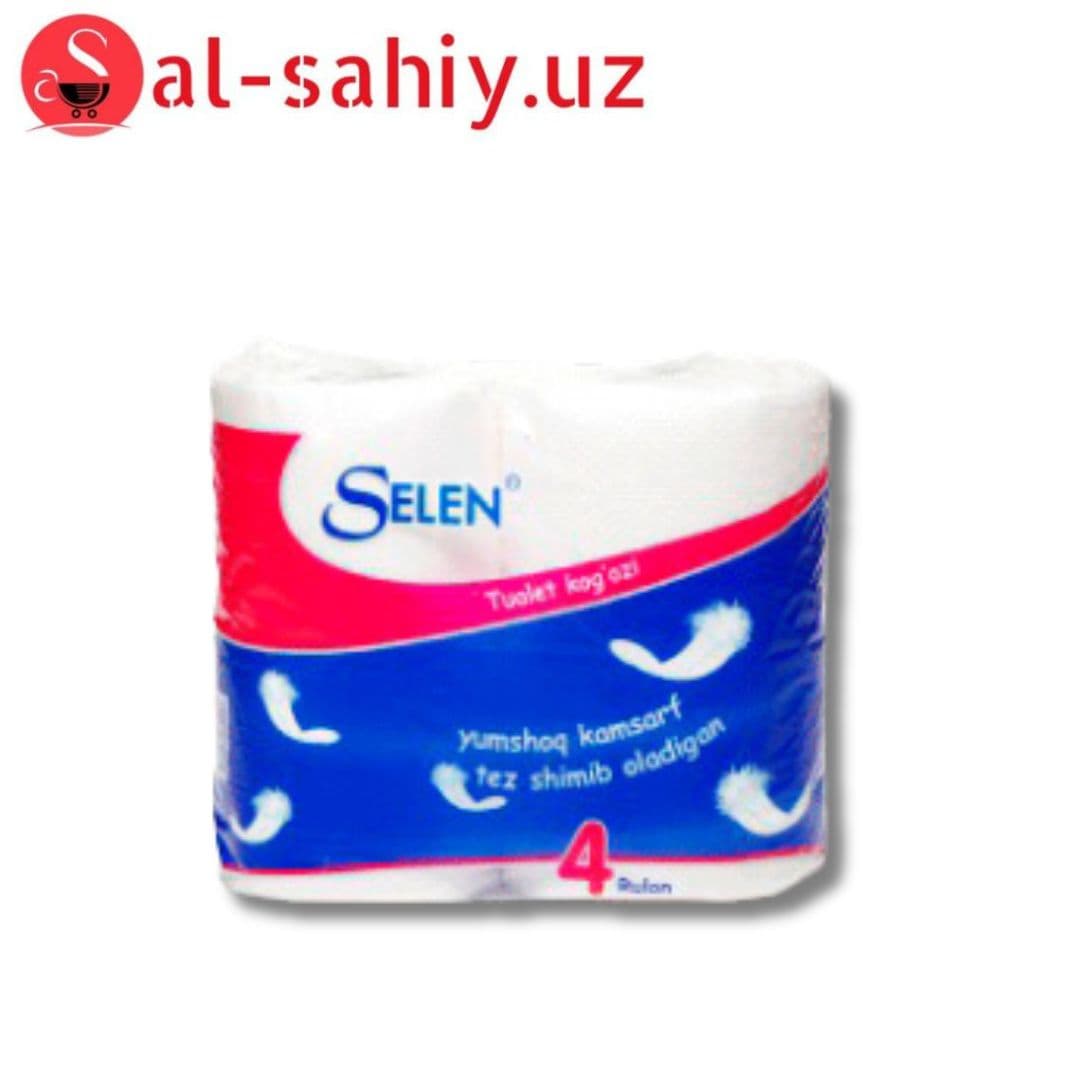 Туалетная бумага "SELEN" 4шт