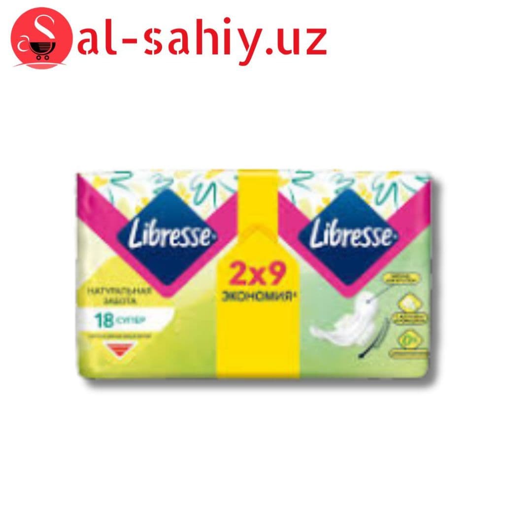 Прокладки LIBRESSE Natural Care Ultra Super 18шт
