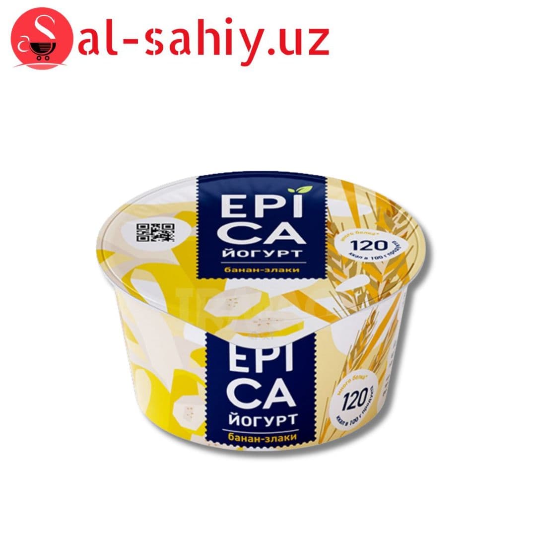 Йогурт Epica Банан и злаки 4,8% 190 г