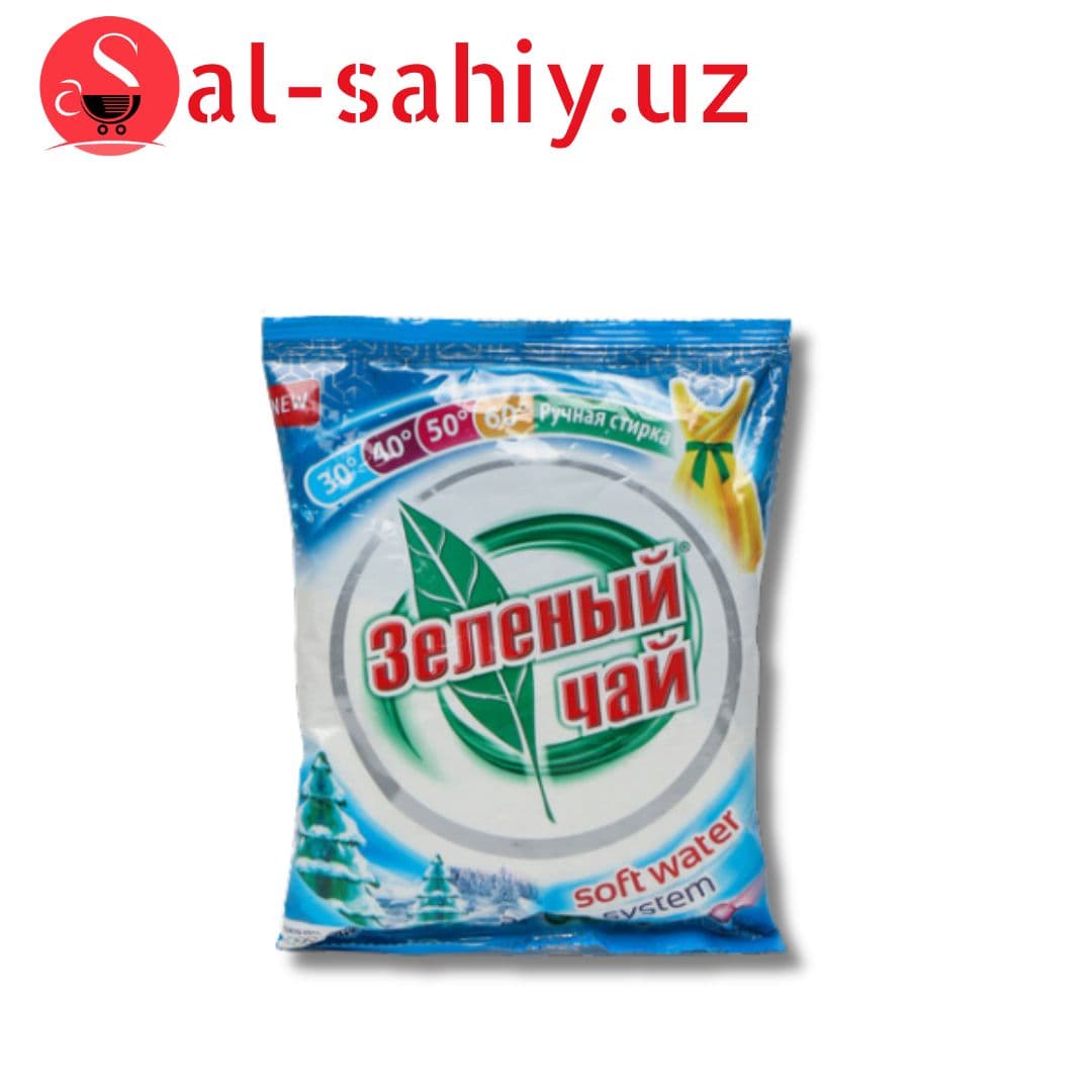 Стиральный порошок Зеленый Чай 1,5 кг Белая роза ручной